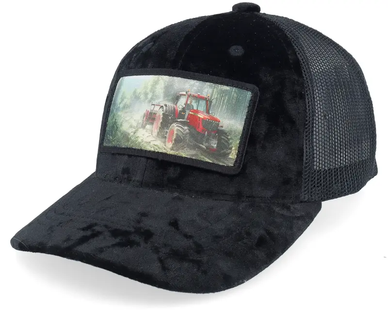 Calza Pennello Kids Red Tractor Velvet Black Trucker online