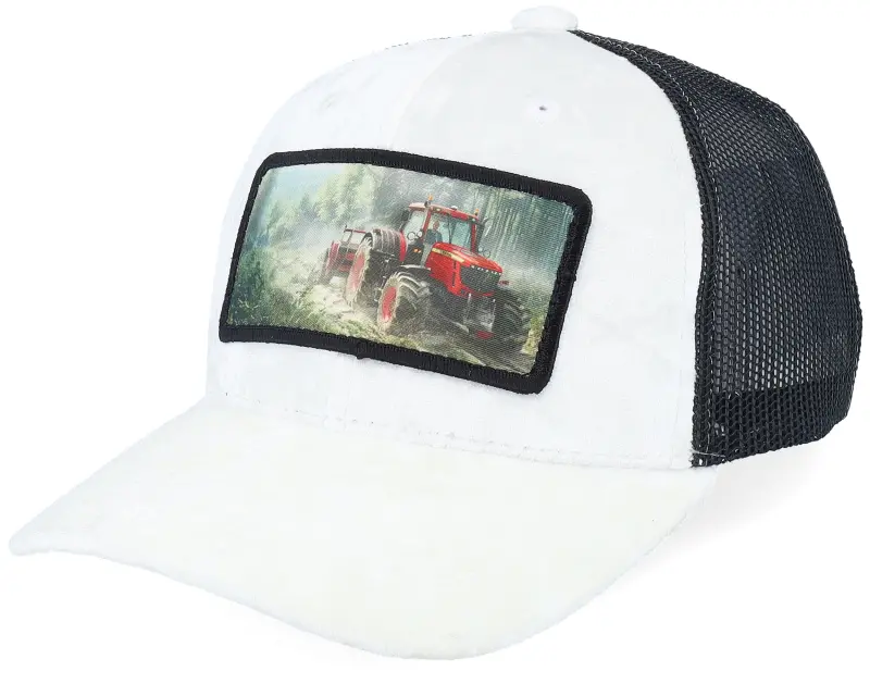 Calza Pennello Kids Red Tractor Velvet White/Black A-Frame Trucker online