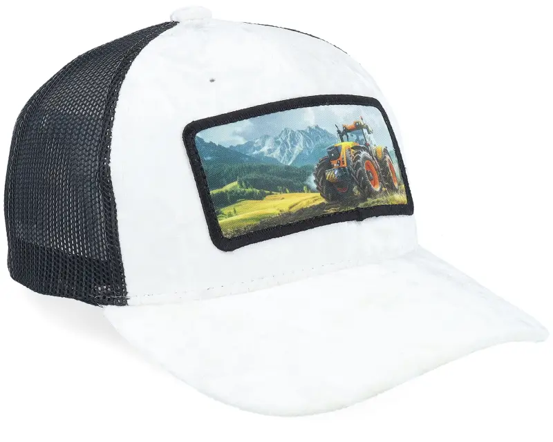 Calza Pennello Kids Yellow Tractor Velvet White/Black Trucker online