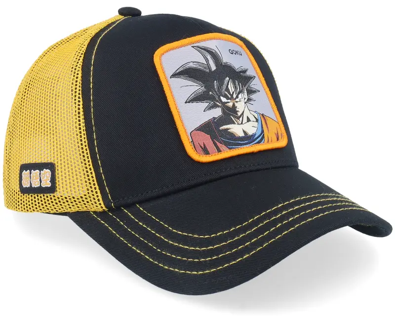 Capslab Kids Dragon Ball Goku Black/Orange A-Frame Trucker online