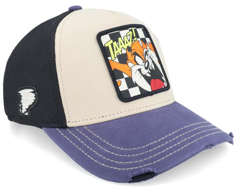 Capslab Kids Looney Tunes Tasmanian Devil Black/Beige/Blue A-Frame Trucker online
