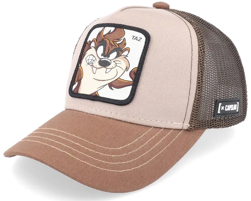 Capslab Kids Looney Tunes Tasmanian Devil Taz Beige/Brown Trucker online