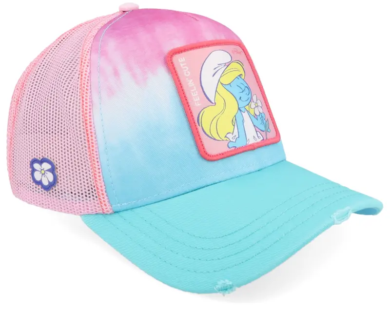 Capslab Kids Smurfs Feeling Cute Pink/Blue A-frame Trucker online