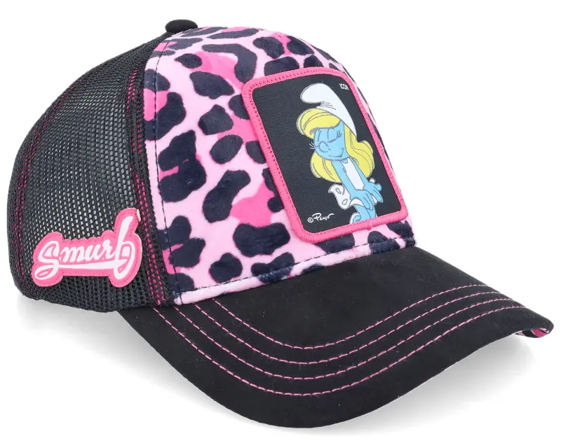 Capslab Kids Smurfs Leopard Pink/Black A-Frame Trucker online