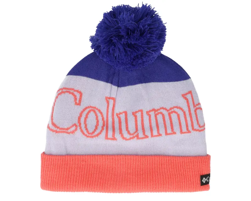Columbia Kids Youth Polar Powder Beanie Clematis Blue Pom online