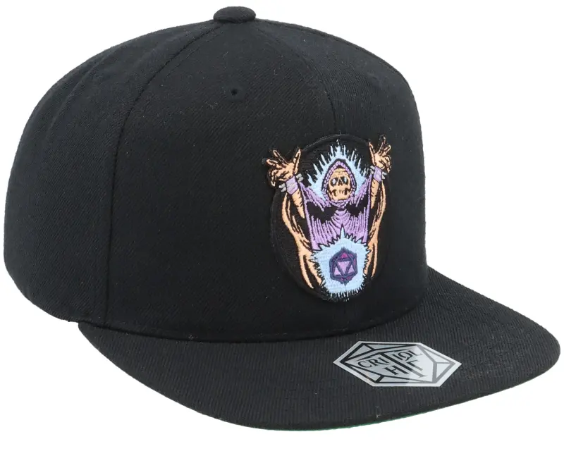 Critiql Hit Kids Skeleton Necromancer Patch Black Snapback online