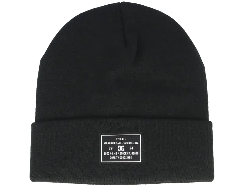 DC Kids Label Beanie Black Cuff online