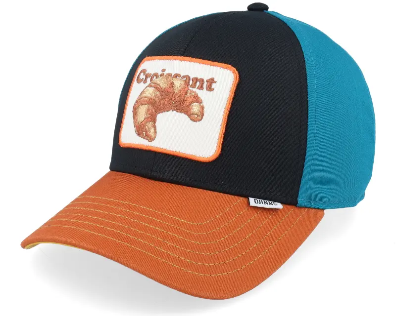 Djinns Kids Basic Cap Food Croissant Black Adjustable online