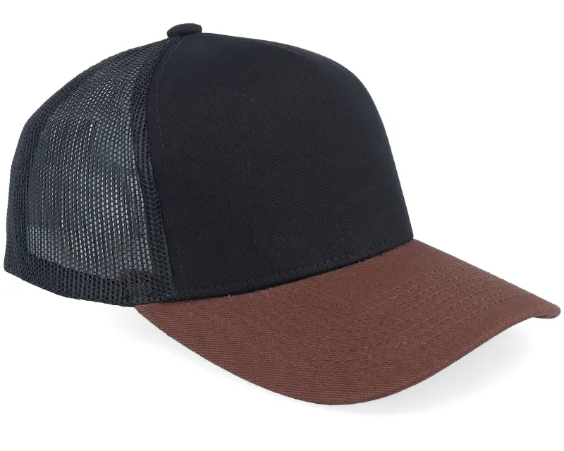 Equip Kids Black/Black/Brown Brim A-frame Trucker online
