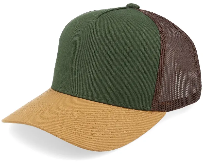Equip Kids Dark Green/Brown A-frame Trucker online