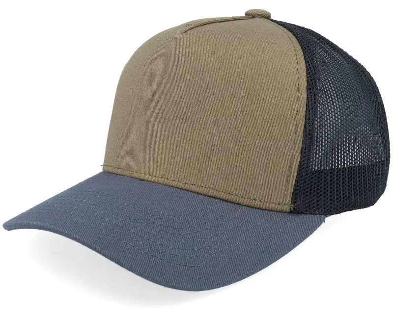 Equip Kids Dark Olive/Black/Dark Charcoal Brim A-Frame Trucker online