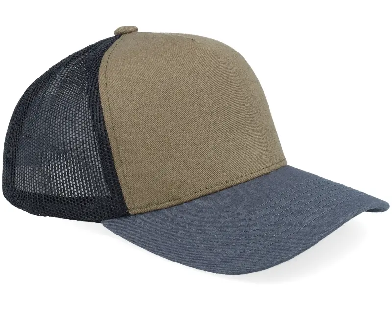 Equip Kids Dark Olive/Black/Dark Charcoal Brim A-Frame Trucker online