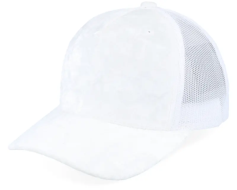 Equip Kids Youth White/White Velvet A-Frame Trucker online