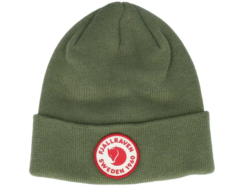 Fjällräven Kids 1960 Logo Hat Caper Green Cuff online
