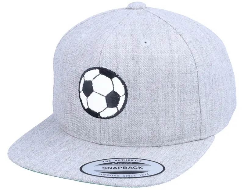 Forza Kids Football Applique Heather Grey Snapback online