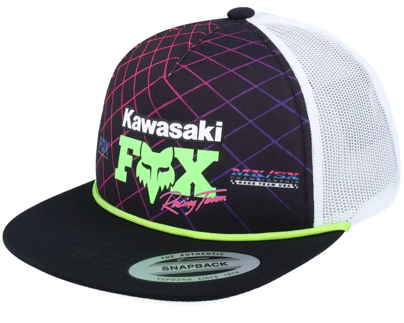 Fox Kids Fox X Kawasaki Black/White Trucker Snapback online