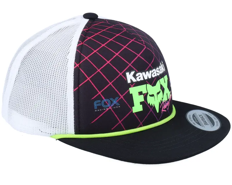 Fox Kids Fox X Kawasaki Black/White Trucker Snapback online