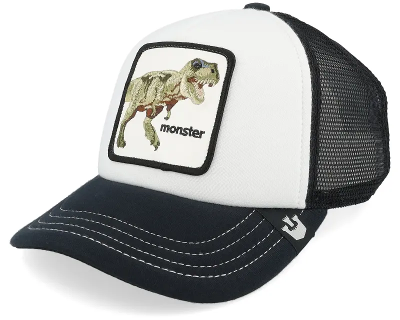 Goorin Bros. Kids Dino Kiddo Black White/Black A-Frame Trucker online