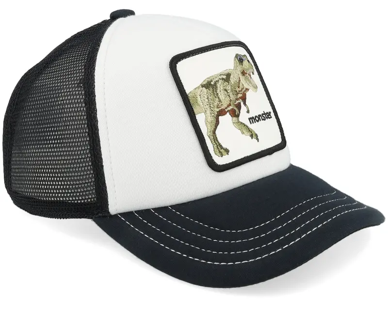 Goorin Bros. Kids Dino Kiddo Black White/Black A-Frame Trucker online