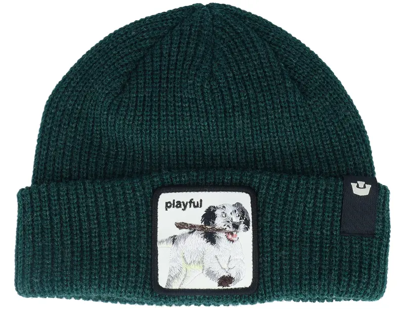 Goorin The Playful Beanie Mini Guard Dark Green Cuff online