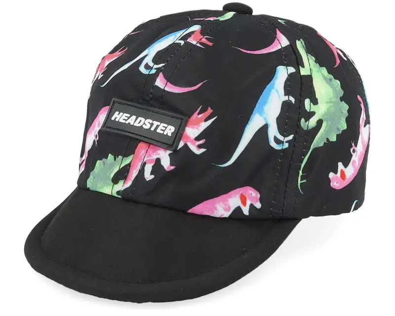 Headster Kids 0-6 Months Dino Short Brim Black Adjustable online