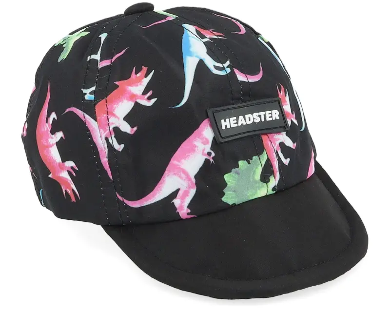 Headster Kids 0-6 Months Dino Short Brim Black Adjustable online