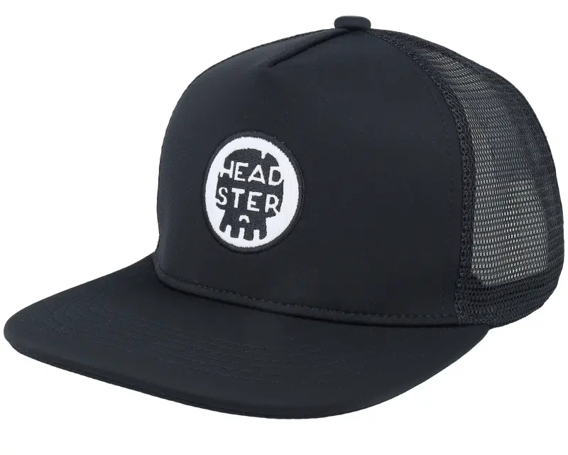 Headster Kids Black-out Hat Black Trucker online