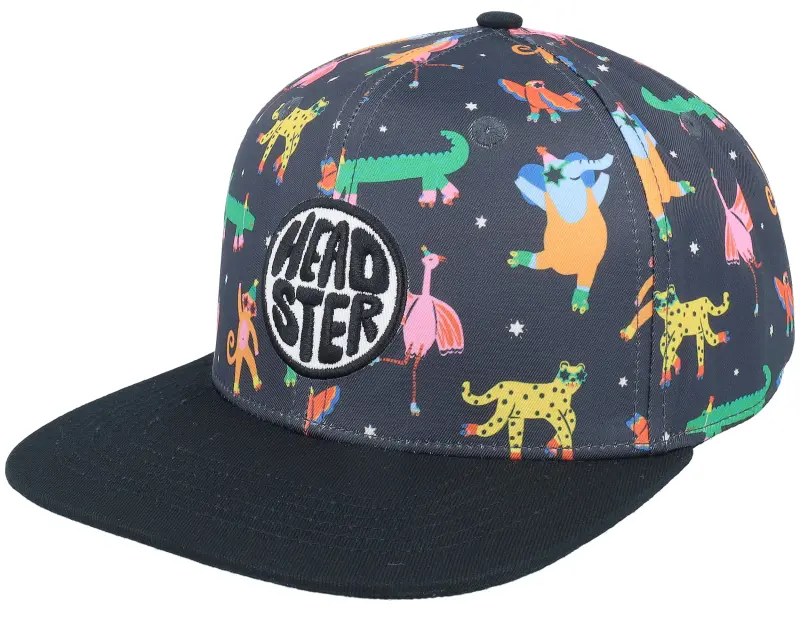 Headster Kids Fauna Fiesta Black Snapback online