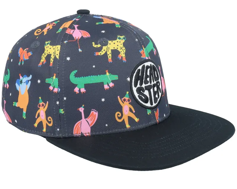 Headster Kids Fauna Fiesta Black Snapback online