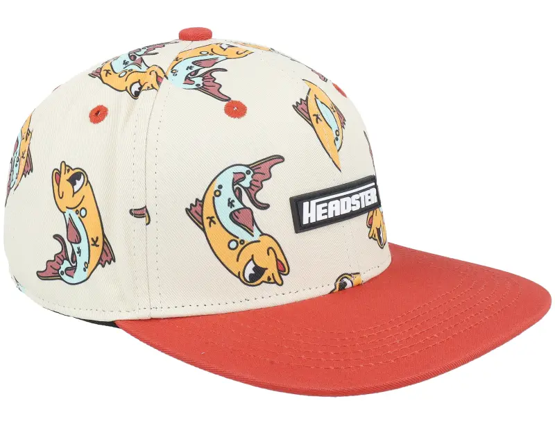 Headster Kids Gone Fishing Beach Sand/Red Snapback online
