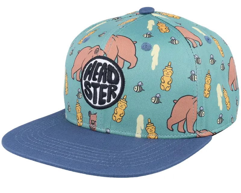 Headster Kids Honey Bear Iguana Green Snapback online