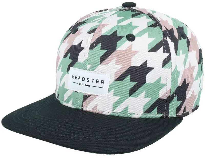 Headster Kids Houndstooth Iguana Green Snapback online