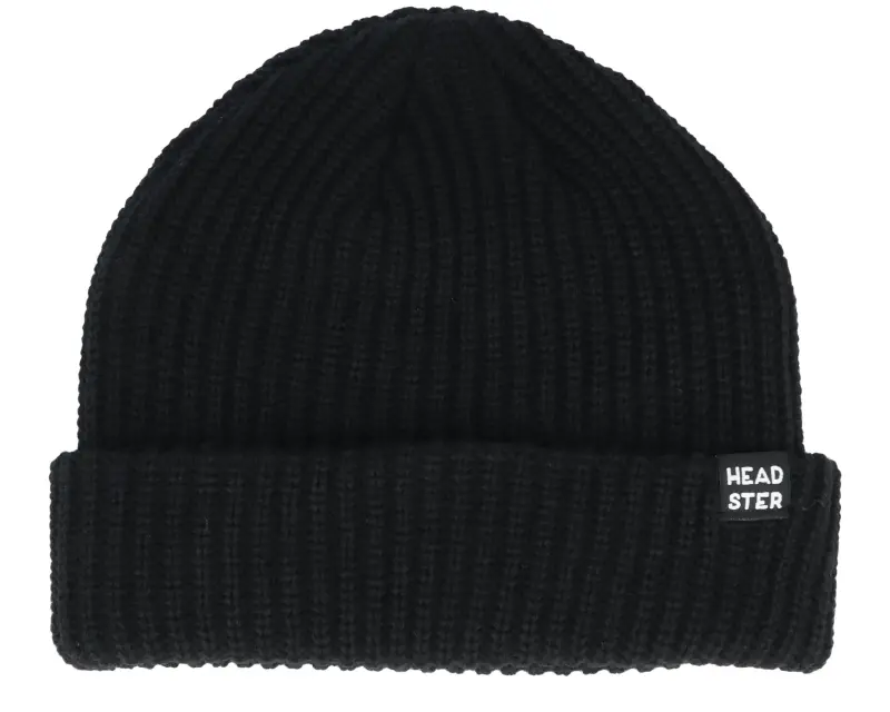Headster Kids Minimal Beanie Black Cuff online