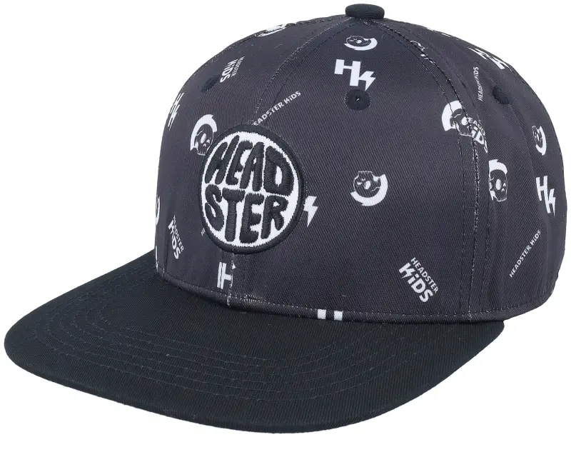 Headster Kids Monogram Black Snapback online