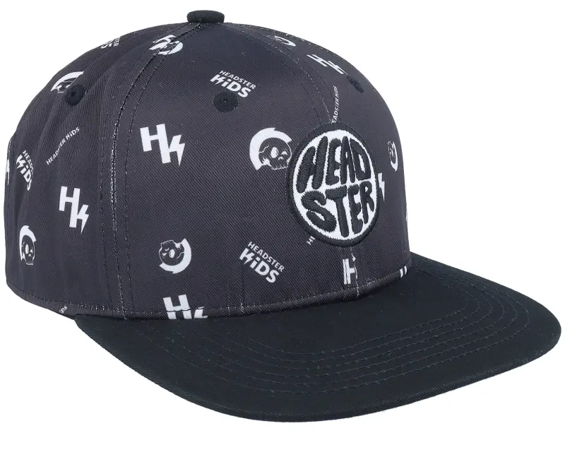 Headster Kids Monogram Black Snapback online