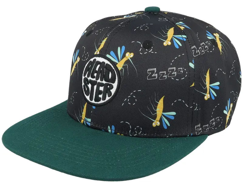 Headster Kids Mosquito Black/Dark Green Snapback online