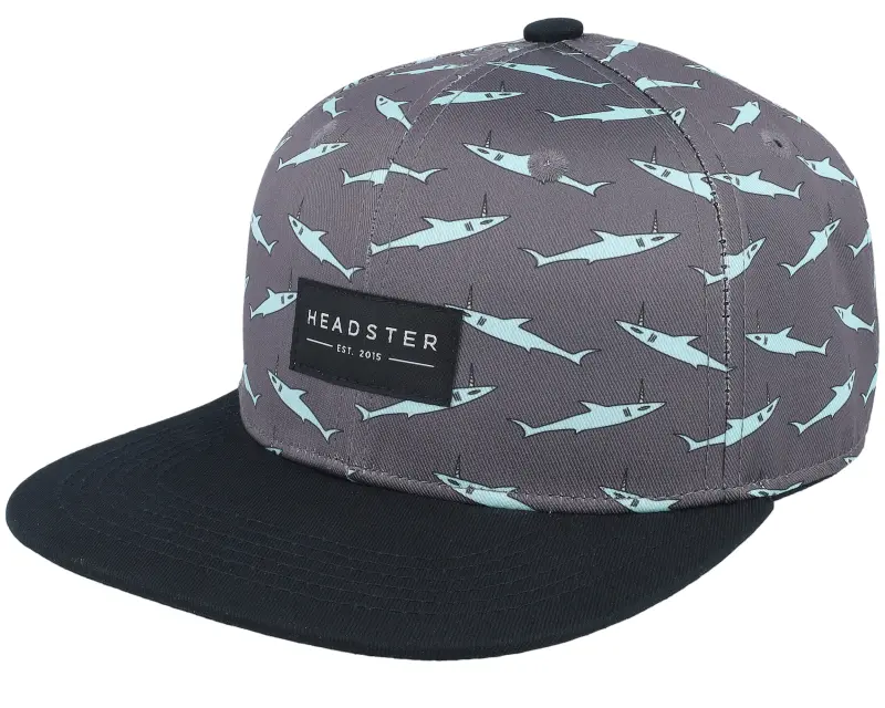 Headster Kids Narwhal Deep Charcoal Snapback online
