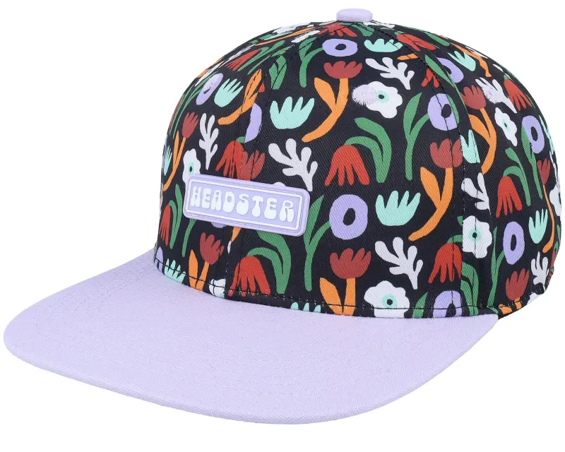 Headster Kids Petal’s Realm Black/Lilac Snapback online