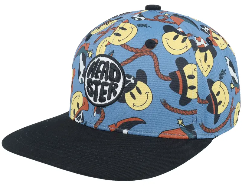 Headster Kids Wild Wild West Blue Steel/Black Snapback online