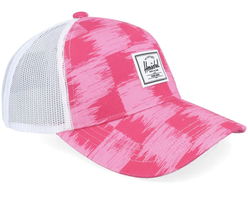 Herschel Kids Whaler Cott. Mesh Check Yourself Raspberry A-Frame Trucker online