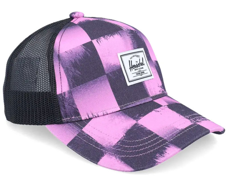Herschel Kids Whaler Mesh Stencil Checker/Opera Mauve Trucker online