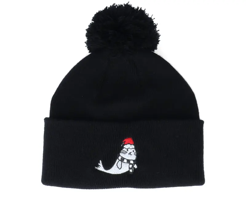 Ho-Ho-Hats Kids Christmas Seal Black Pom – Iconic online