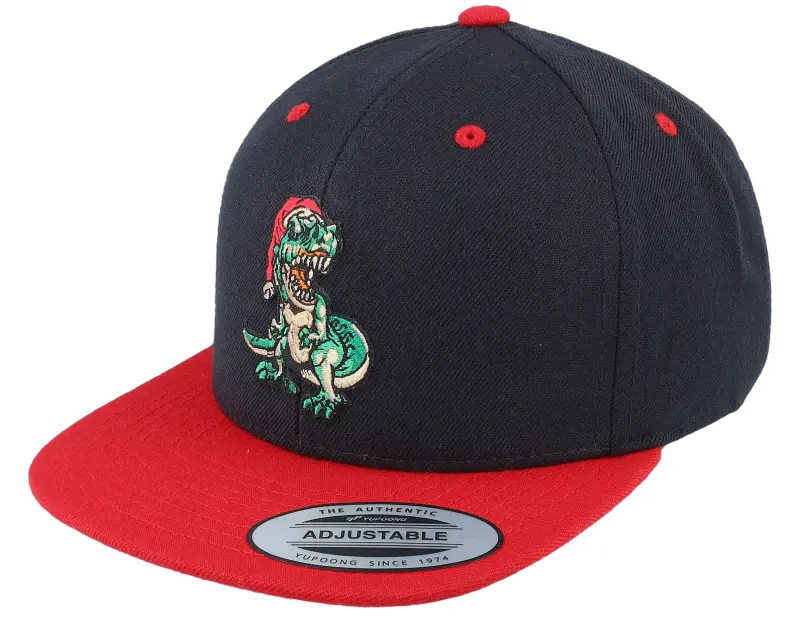 Ho-Ho-Hats Kids Dino T-rex Santa Black/Red Snapback – Kiddo Cap online