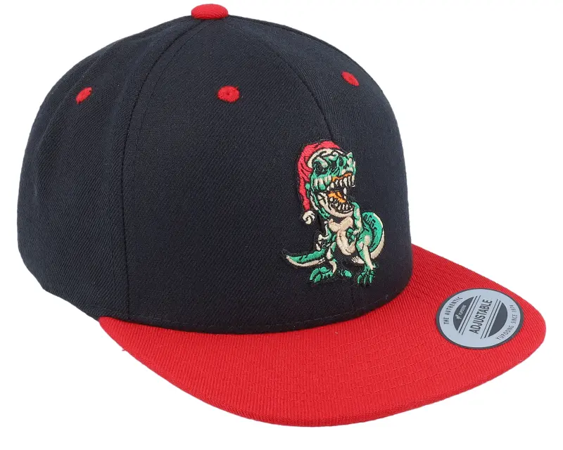 Ho-Ho-Hats Kids Dino T-rex Santa Black/Red Snapback – Kiddo Cap online