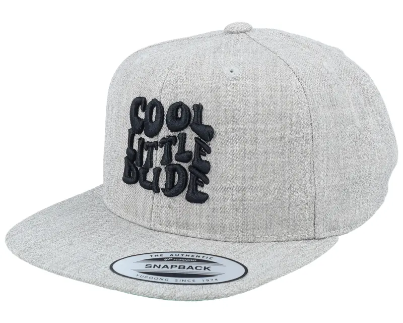 Iconic Kids Cool Little Dude Heather Grey Snapback online