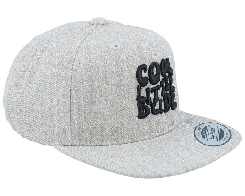 Iconic Kids Cool Little Dude Heather Grey Snapback online