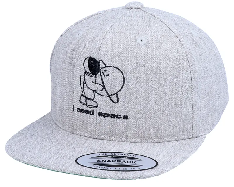 Iconic Kids I Need Space Astronaut Heather Grey Snapback online