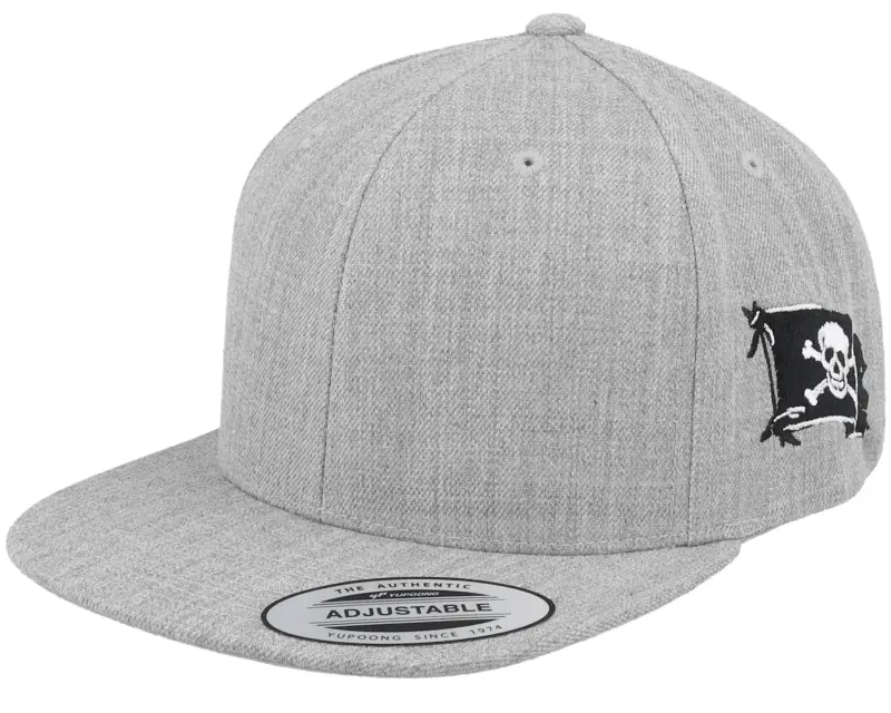 Iconic Kids Pirate Flag Side Heather Grey Snapback online