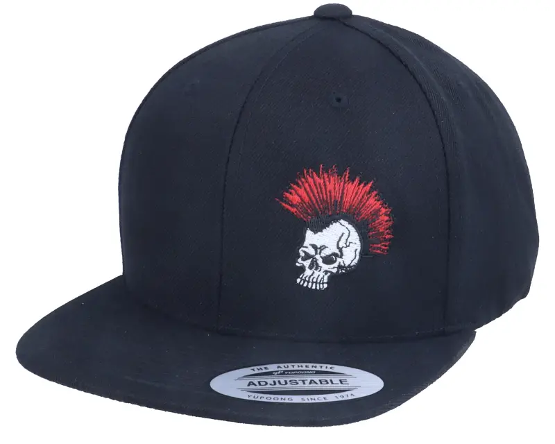 Iconic Kids Skull Punk Mohawk Black Snapback online