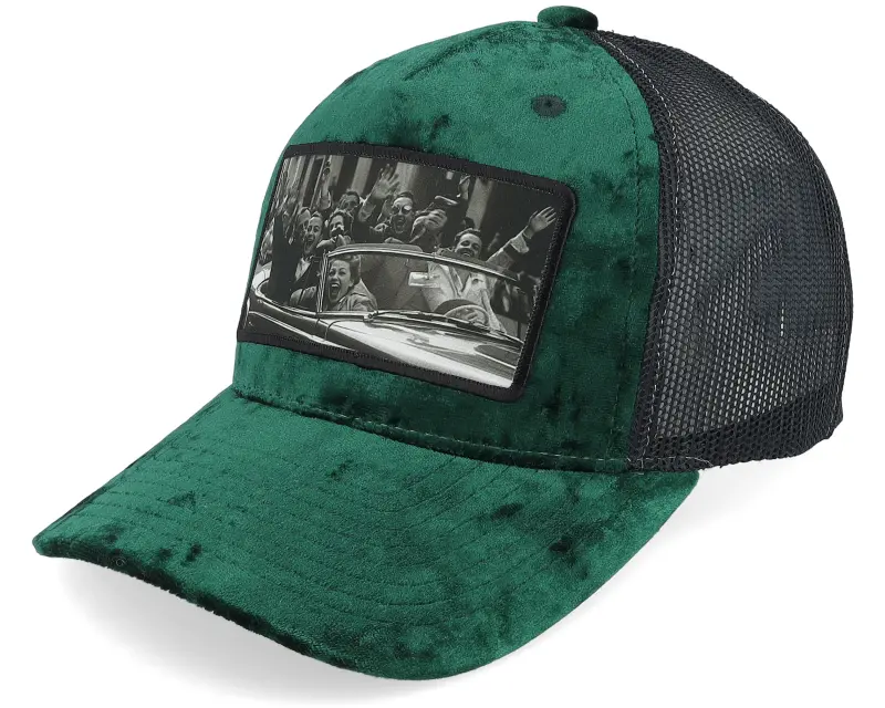 Iconic Kids Youth Cabriolet Party Velvet Green/Black online